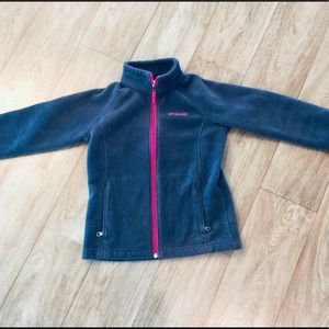 Girls M 10/12 Columbia Fleece Jacket